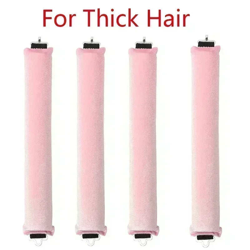 Heatless Hair Curler No Heat Hair Rollers Lazy Curling Rod Headband Soft Curls Sleeping Flexi Rods with Hook Hair Styling Tools